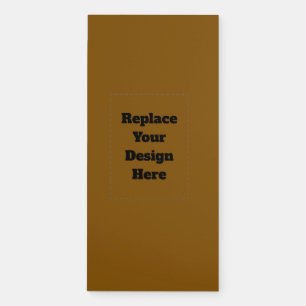 Create Your Own Brown Magnetic Notepad