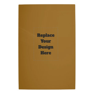 Create Your Own Brown Metal Print