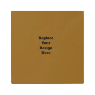 Create Your Own Brown Metal Print