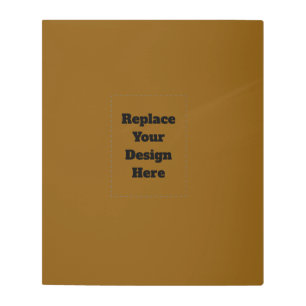 Create Your Own Brown Metal Print