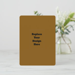 Create Your Own Brown Note Card