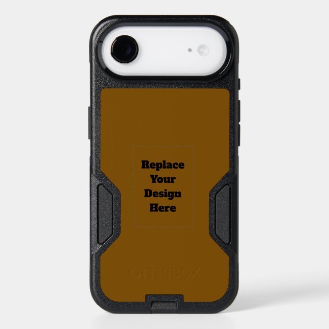 Create Your Own Brown Otterbox iPhone Case (Back)