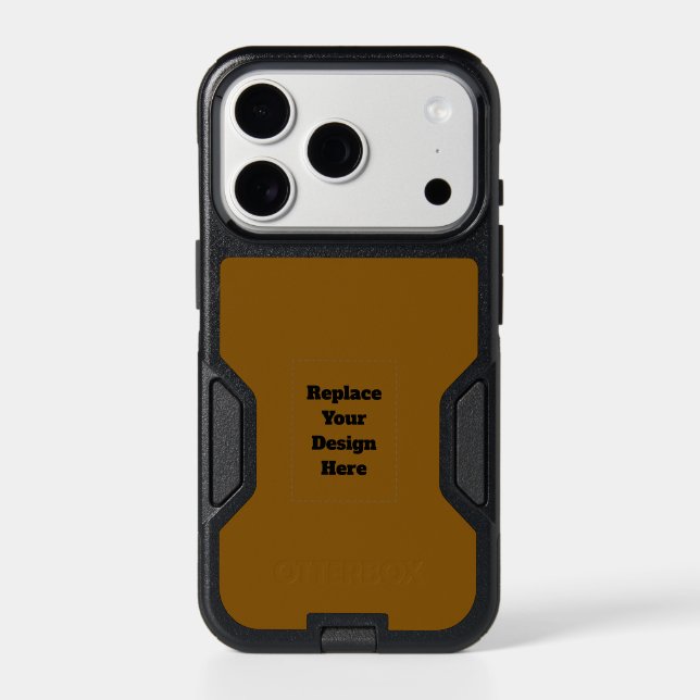 Create Your Own Brown Otterbox iPhone Case (Back)
