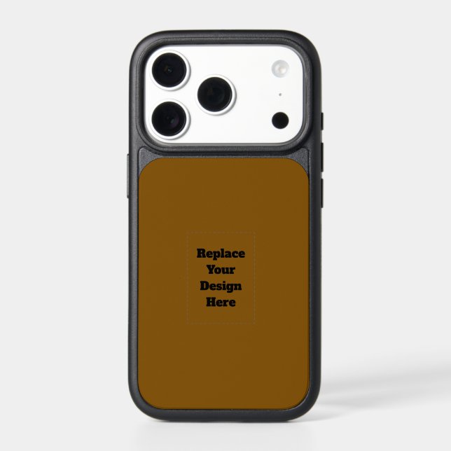 Create Your Own Brown Otterbox iPhone Case (Back)
