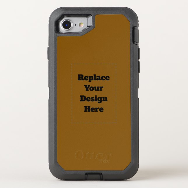 Create Your Own Brown Otterbox iPhone Case (Back)