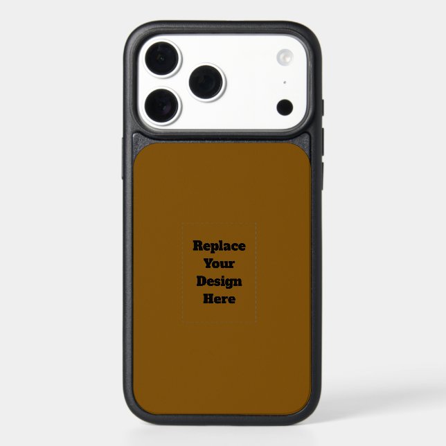 Create Your Own Brown Otterbox iPhone Case (Back)