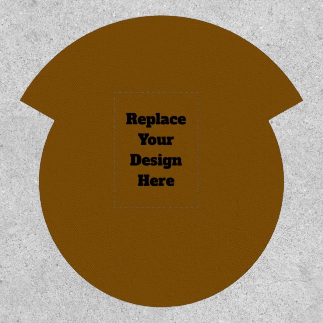 Create Your Own Brown Patch (Front)