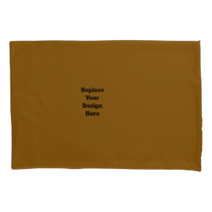Create Your Own Brown Pillow Case