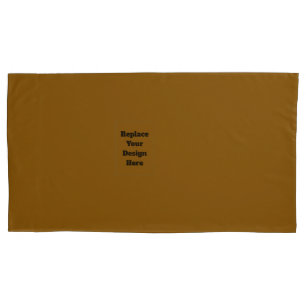 Create Your Own Brown Pillow Case