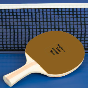 Create Your Own Brown Ping Pong Paddle
