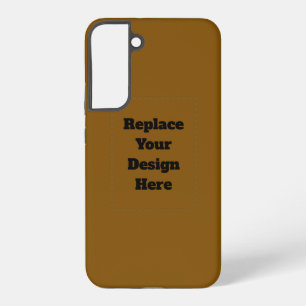 Create Your Own Brown Samsung Galaxy S22+ Case