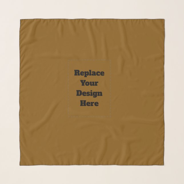Create Your Own Brown Scarf (Front)