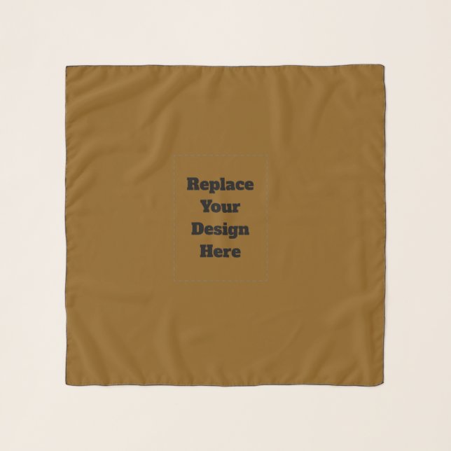 Create Your Own Brown Scarf (Front)