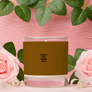 Create Your Own Brown Scented Candle