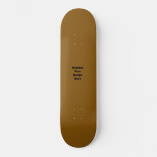 Create Your Own Brown Skateboard