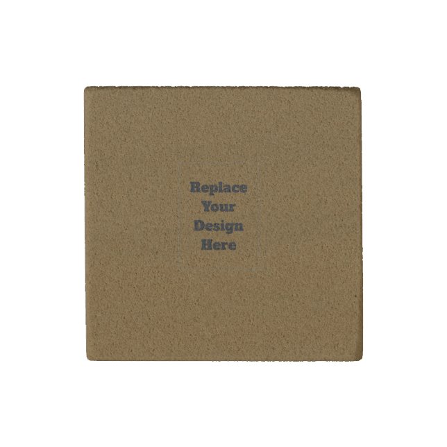 Create Your Own Brown Stone Magnet (Front)
