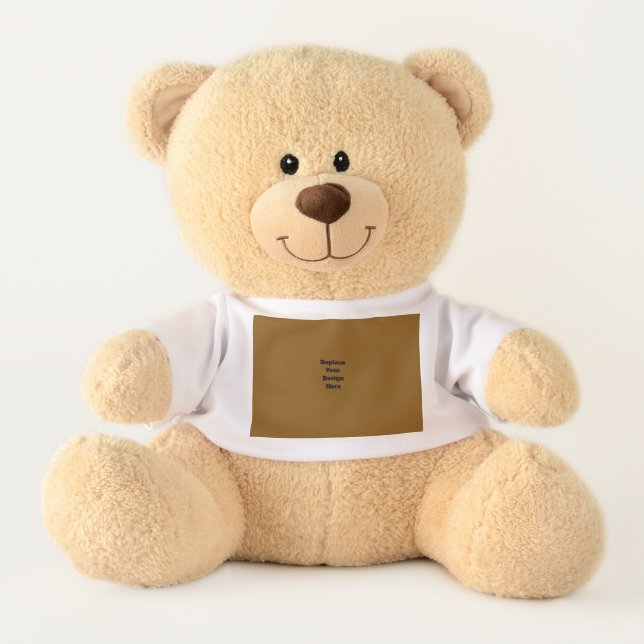 Create Your Own Brown Teddy Bear (Front)