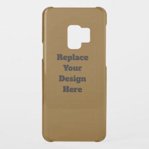Create Your Own Brown Uncommon Samsung Galaxy S9 Case
