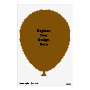 Create Your Own Brown Wall Decal
