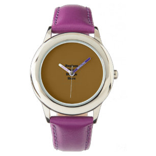 Create Your Own Brown Watch