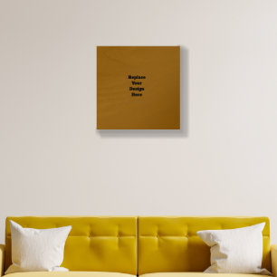 Create Your Own Brown Wood Photo Tile