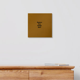 Create Your Own Brown Wood Photo Tile