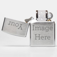 Create Your Own Brushed Chrome Zippo® Zippo Lighter | Zazzle