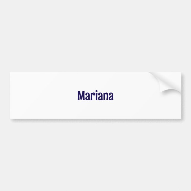 Create Your Own Bumper Sticker (Front)