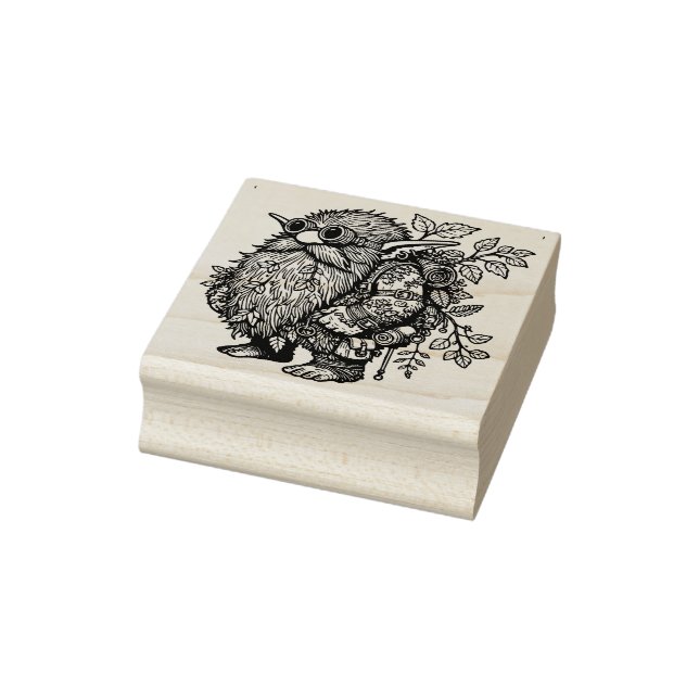 Create Your Own Burly Woodland Gnome Rubber Stamp (Stamp)