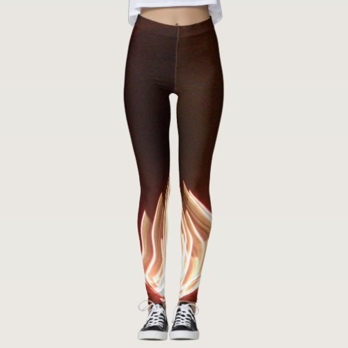 Create Your Own Burning with Passion lovely pretty Leggings