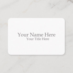 Create Your Own Business Card