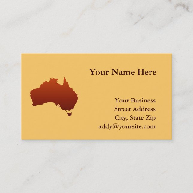 Create Your Own Business Card (Front)