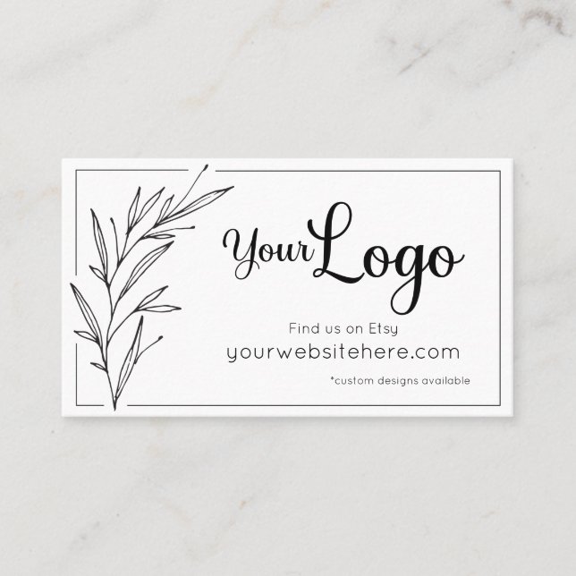 Create Your Own Business Card Branch  (Front)