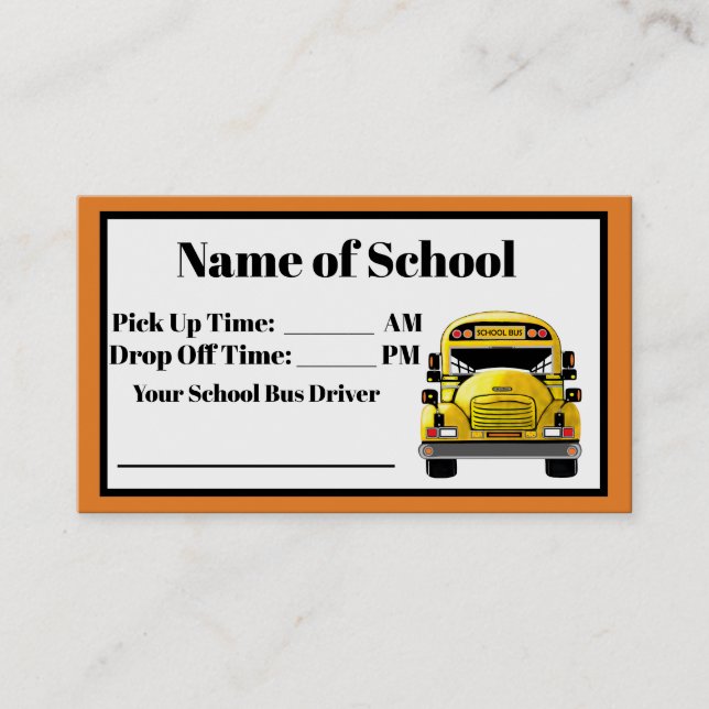 Create Your Own Business Cards (Front)