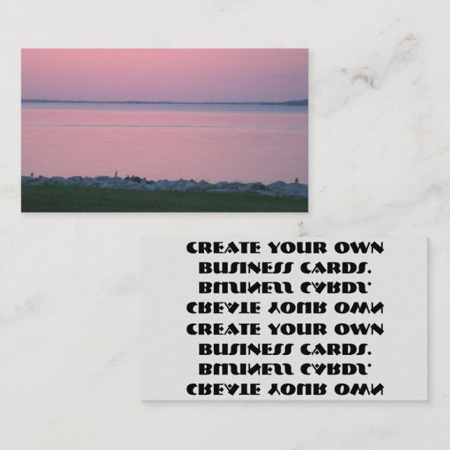 Create your own business cards (Front/Back)