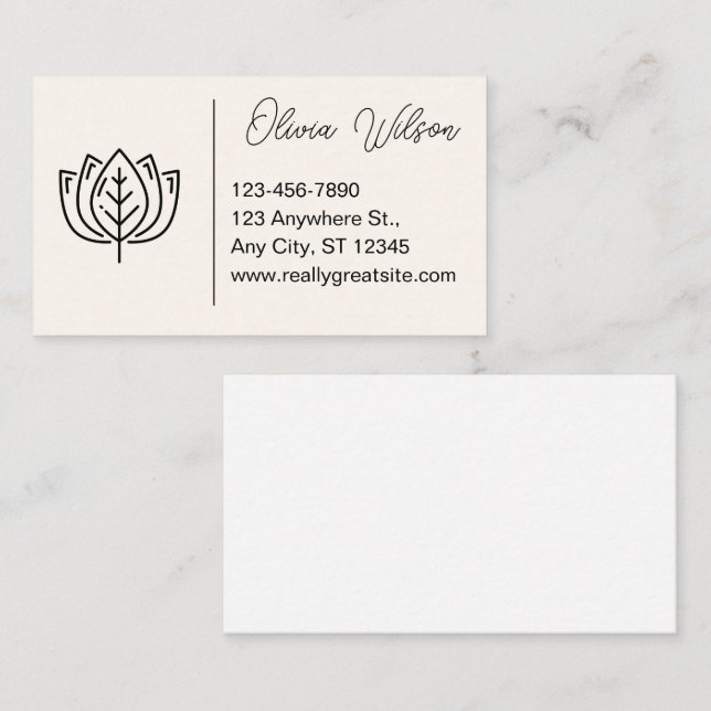  Create Your Own Business Cards (Front/Back)