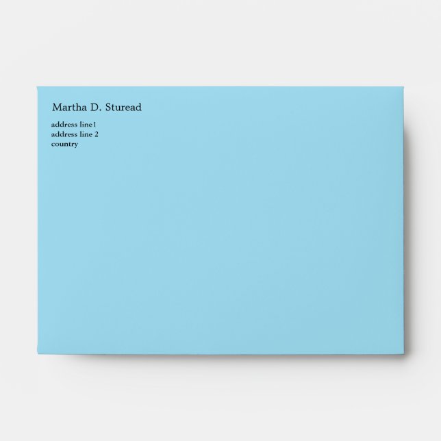 Create your own business envelops. envelope (Front)