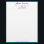 Create Your Own Business Letterhead Template<br><div class="desc">Custom Fonts and Colors - Design Your Own Simple Personalized Business Office Letterhead Template / Stationery - Add Your Name - Company / Address / Contact Information / More - Choose / Add Your Fonts / Size / Colors ! Resize and move or remove and add elements - Image /...</div>