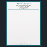 Create Your Own Business Letterhead Template<br><div class="desc">Custom Fonts and Colors - Design Your Own Simple Personalized Business Office Letterhead Template / Stationery - Add Your Name - Company / Address / Contact Information / More - Choose / Add Your Fonts / Size / Colors ! Resize and move or remove and add elements - Image /...</div>