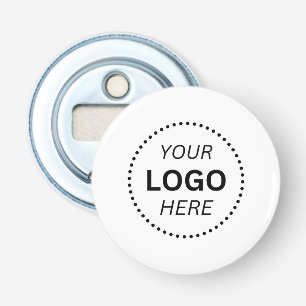 Create Your Own Business Logo 2.25" Round Bottle Opener