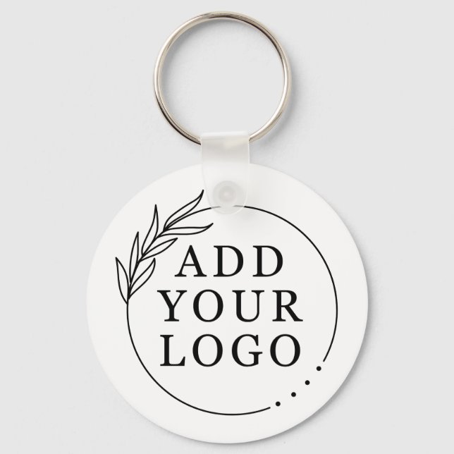 Create Your Own Business Logo Branded Promotional  Keychain (Front)