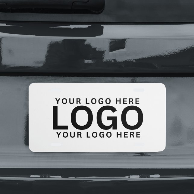 Create Your Own Business Logo Custom License Plate (Creator Uploaded)