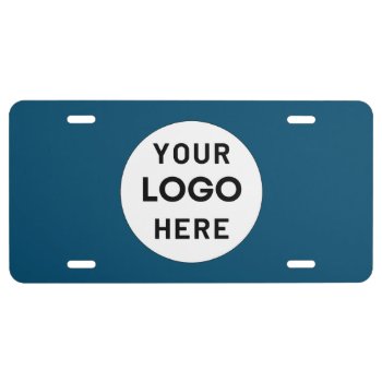 Create Your Own Business Logo License Plate by HasCreations at Zazzle