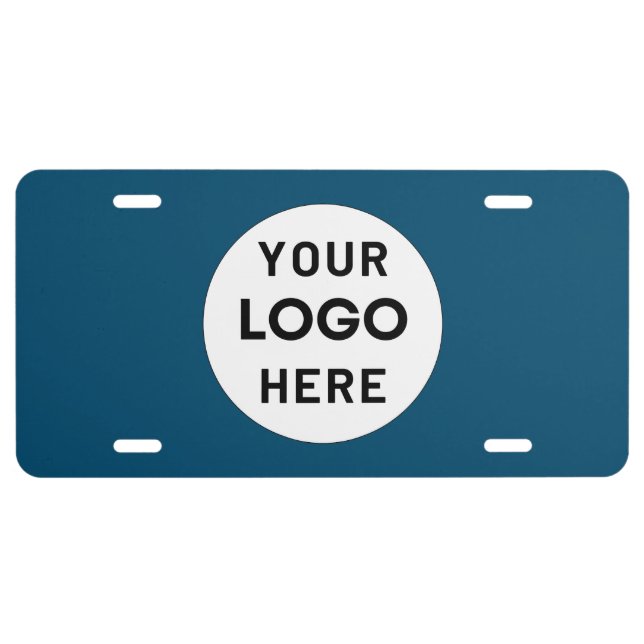 Create Your Own Business Logo License Plate (Front)