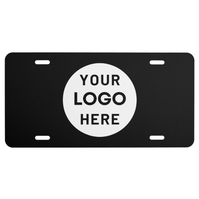 Create Your Own Business Logo License Plate (Front)