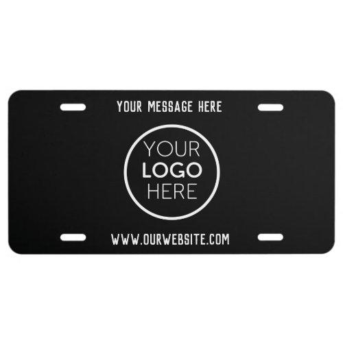 Create Your Own Business Logo Message Custom License Plate