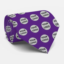 Create Your Own Business Logo Pattern Neck Tie Create Your Own Business Logo Pattern Neck Tie