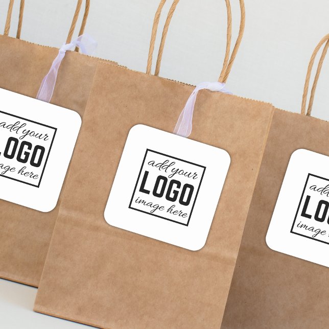 Create Your Own Business Logo  Square Sticker (Creator Uploaded)
