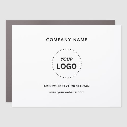 Create Your Own Business Logo Text 18" X 24"  Car Magnet
