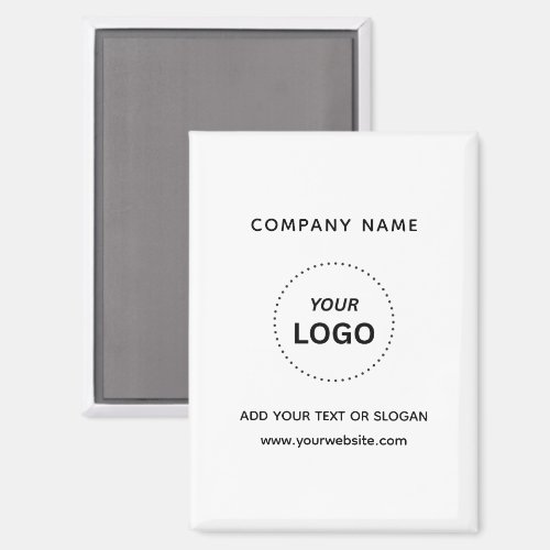 Create Your Own Business Logo Text 2.5" x 3.5" Magnet